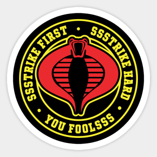 Cobra Kai-mander Sticker